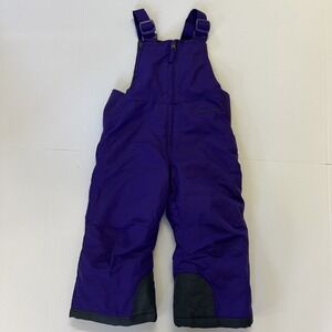 ARCTIX 2T Toddler Kids Snow Ski Bib Suit Outdoor Insulated One Pc. Purple